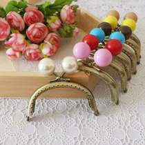 8 5CM Qingku arched candy head opening gold DIY lip gold material bag accessories send paper type