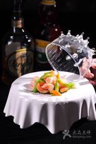 Creative mood dishes tableware round table plate goblet molecular food dishes creative hotel high-end club tableware