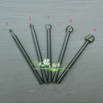 3MM Two-Edged Round Knife Pellet Ball Knife Fillet Knife carpentry root engraving knife Blank Polished Lettering Milling Cutter electric grinding suspension mill