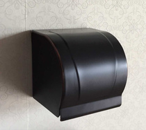 Copper black bronze antique round ring paper holder tissue box tissue holder toilet paper box