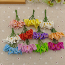 Small number horseshoe lotus flower ring material Sugar Box Accessories DIY making material pe foam emulation flowers decoration flowers