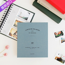 South Korea three-inch photo production insert 3-inch blue photo album Business Card Album MINI commemorative book