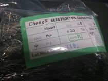 In-line aluminum electrolytic capacitor 100uF 10V 5*5mm electrolytic capacitor quality assurance