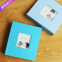 South Korea purchases imported handmade baby growth records insert 4*6 inch fashion photo album thin book