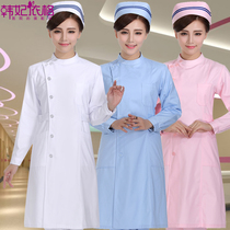 Han Fei Yge nurses clothing long sleeve winter clothing beauty Clothing Doctors clothing white coat medical laboratory clothing pharmacy work clothes