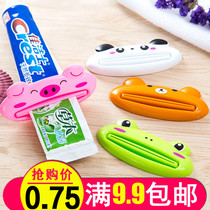 Korean creative practical cartoon animal modeling toothpaste creative cute manual facial cleanser toothpaste squeezer