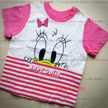 West Matsuya day single original single Baby Baby Baby children Girl cotton short sleeve T-shirt Daisy cartoon pattern