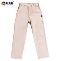 Shangkaton cotton childrens clothing boys pants spring and Autumn new childrens pants Boys Khaki childrens pants