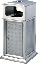 Stainless steel classification environmental protection trash can Outdoor outdoor large peel box Vertical large ashtray trash can