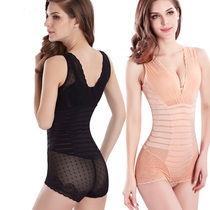 Summer thin section one-piece body shaper seamless belly corset female postpartum repair body slimming clothes sexy