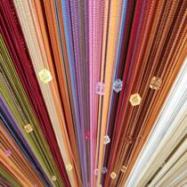 Door curtain line curtain finished beads multi-color gradient line curtain partition clothing store hotel store beauty salon styling curtain