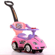 Child twisting car with seat belt guardrails rocking car baby girl pussy driver assist walkers 1-2 years old