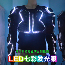 Creative LED luminous clothing luminous performance clothing men's and women's bar night props nightclub performance clothing