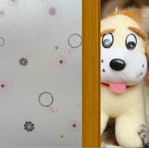 New high-grade bedroom bathroom Bathroom mobile doors and windows decorative paper glass stickers Frosted opaque translucent explosion-proof