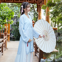 Hanfu womens ancient costume fairy skirt suspender skirt ancient Hanfu summer dress daily improvement ancient style fresh and elegant Tang suit