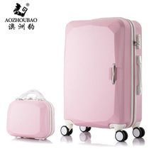 student travel trolley suitcase luggage case lockbox bag
