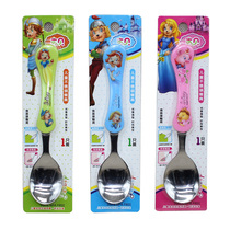  Stainless steel spoon Baby rice spoon Soup spoon spoon Kindergarten childrens rice spoon independent packaging infant tableware