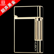Coolblue Sound Lighter Black Gold Side Pulley Free Lettering Ultra-thin classic style inflatable Open Flame