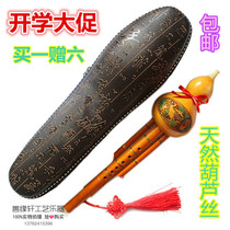 Yunnan Music Other C tune B tune phoenix tail bamboo colorful line two-tone cucurbit flute for students beginners to learn musical instruments