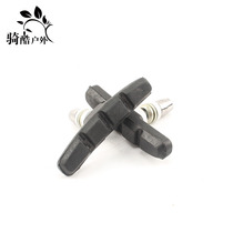 RONGDEXIN bicycle brake pad 26 inch bicycle v brake leather Warrior Mountain bike silent brake glue