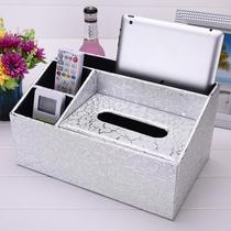 Napkin box tissue box living room room with simple atmosphere fashion European-style napkin creative pumping white