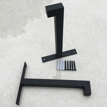 Creative partition bracket Support frame Load-bearing layer plate bracket Wall-mounted shelf fixed nail shelf bracket word