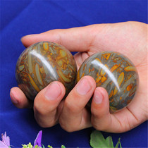 Middle-aged and elderly relaxed steel ball solid handball iron ball practicing hand universal transfer bead to play gym gym ball