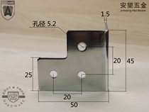 Edge wrap corner furniture luggage accessories protection corner metal sheet metal corner connection reinforced wooden box
