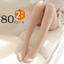 2-piece pantyhose light-legged stockings female artifact leg socks bottoming socks spring and autumn Korean version of tight