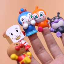Cartoon bread Superman finger set doll genuine bulk small plastic toy student hand decoration model