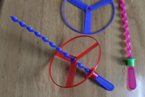 Flying Fairy UFO Frisbee Frisbee Frisbee Flywheel Bamboo Dragonfly 70 Post-80s and 90 s Childhood Nostalgia Toy Classic