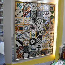 Color tile tile Vintage antique brick tile tile tile 200 floor tile tile cement tile