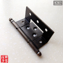 Linjiabu thickened antique cabinet hinge shaped hinge American European style old bronze offset shaft child female hinge 22