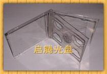 80 gr Transparent PS Material Double Disc Fit CD Box Double-Mounted CD Box (14 PCT) transparent box DVD box