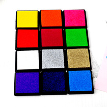 diy photo album Sticky album thin handmade accessories creative seal companion color ink pad