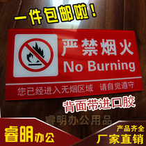 The new spot is strictly prohibited from fireworks. Safety warning signs. Acrylic signs are prohibited from fireworks.