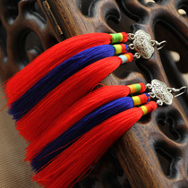 New ethnic style tassel earrings retro long temperament female Bohemia earrings travel travel accessories gift