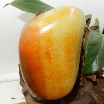 Dialect Hetian Jade 298000 yuan original brand boutique jade red gold skin white jade seed raw stone play material