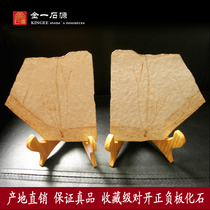 Fine Liaoxi natural paleontological fossils Plant fossils Insect fossil specimens Original plate folio double plate No modification