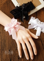 Japanese girl lolita princess Lace bow Lace Lace wristband bracelet Foot sock bracelet