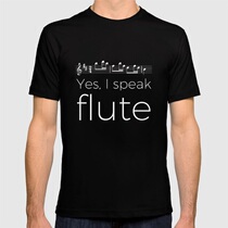 French design T shirt is I say flute Guillaume Jouis