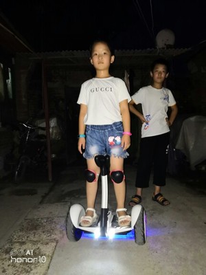 傲凤 平衡车儿童双轮电动扭扭车智能漂移车两轮成人代步车思维车