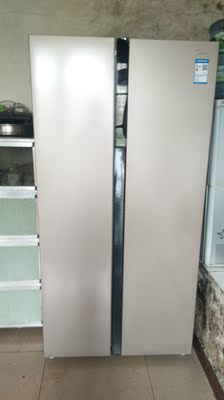 Midea/美的 BCD-521WKM(E)双门对开门电冰箱家用节能风冷无霜冰箱