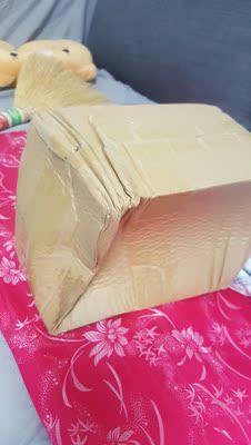 东西还好吧，精致不粗糙，不过觉得有些贵，而且穿上很热。关键是快递真的很暴力，拿到盒子的时候都摔的变形了。多亏只是一件衣服，里面要是禁不住摔的东西真的就完蛋了。具体摔得有多狠就直接看图吧，无力吐槽。