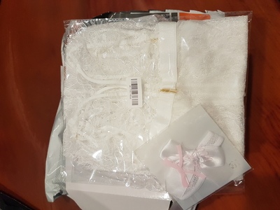 质量满意，材质柔软，无怪味，物品描述相符。老婆外观穿起来特别的性感，穿着的人舒服，摸的人也舒服，大大加强了房中的情趣程度，她实际穿上时间只有30秒...之後不解释。老婆穿上後说好害羞，搞得老婆在爱爱时超紧张，兴奋和敏感度变更高，也更让我性欲大发让老婆不要不要一整晚。 东西乾净和包装好