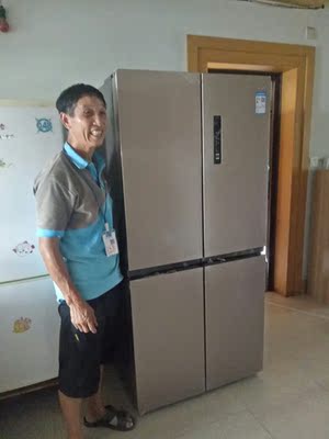 Midea/美的 BCD-440WTPM(E)十字对开门电冰箱超薄无霜四开门家用