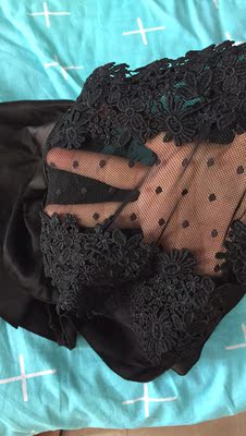 这么便宜的价钱 超出我想象 面料超级好 蕾丝也很好 软软的不扎人 还会再来 顺便上个图吧 哈哈
