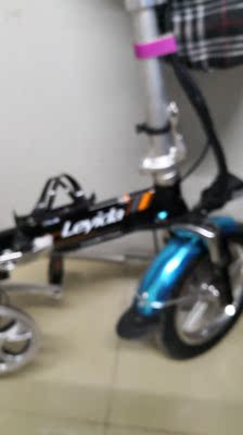 乐益达12/14寸滴滴代驾司机专用电动折叠式自行车48v锂电池电瓶宝