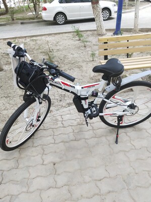 PLENTY26寸24寸山地电动自行车助力锂电电动车电瓶折叠电动自行车