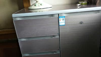 尊贵 BCD-210CV卧式橱柜冰箱推拉抽屉嵌入式家用冰箱矮冰箱